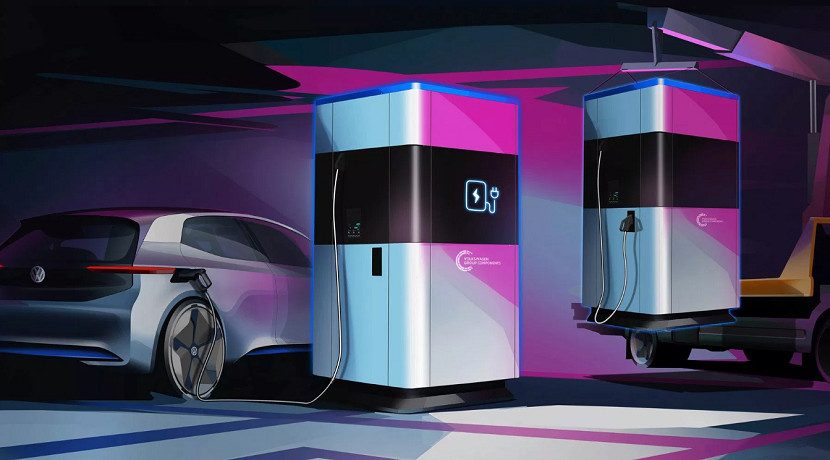 Volkswagen charging stations of 360 kWh